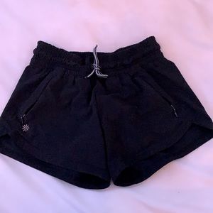 Black athleta girl shorts